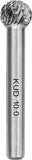 Hartmetall-Frässtift, Kugelform