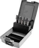 Hartmetall-Fräser-Set, Aluminium, 5-teilig