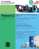 blanc car Power12: Fett- & Schmutzlöser für Baumaschinen Hinweise