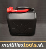 Kunststoff-Kanister für Sprit, UN-geprüft, 20-Liter in schwarz