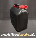 Kunststoff-Kanister, UN-geprüft, 20-Liter in schwarz Seitenansicht