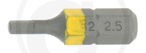 GRANIT BLACK EDITION VPE10 1/4" Bit 25mm, Innensechskant