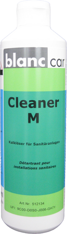 Cleaner M, milder Kalkreiniger im Sanitärbereich mit Frischeduft