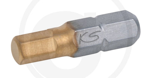 KS Tools 1/4" TIN Bit Innensechskant, 25mm