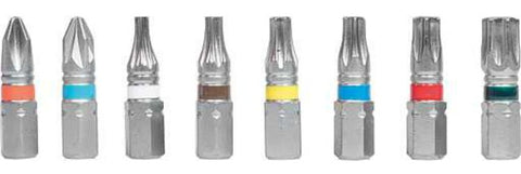 1/4" Ersatz-Bit mit Farbcode, VE 10 St./Pack
