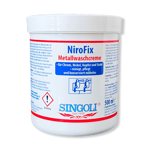 NrioFix, Metallwaschcreme säurefrei und hautschonend