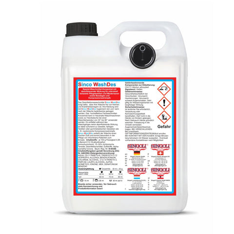 Sinco WashDes, Desinfektionswaschmittel mit Frischeduft